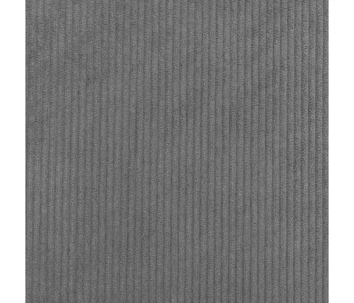 Box Spring Gulta Ar Matraci Gaišpelēkā Krāsā, 90 X 200 Cm, Kordūru Audums Vidaxl