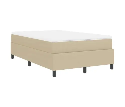 Gultas Rāmja Gulta Ar Matraci Gaiši Zaļā Pelēkā Krāsā, 120X200 Cm, Kordūrā Audumā Vidaxl