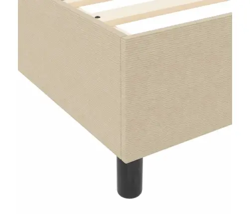 Box Spring Gulta Ar Matraci Gaiši Zaļā Un Pelēkā Krāsā, 140 X 200 Cm, Kordūra Audums Vidaxl