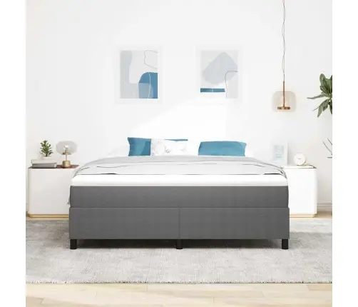 Karbi Vedrumadrats Helehall Ja Valge 180 X 200 Cm Korter Kangas