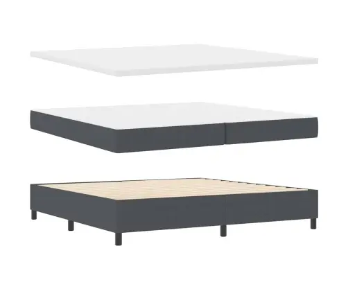 Kiemas Lova Tamsiai Pilka Ir Balta 200 X 200 Cm