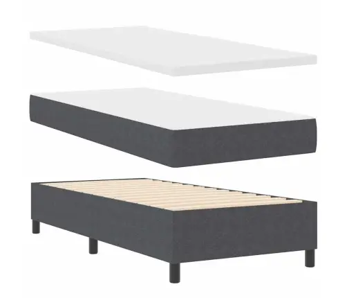 Karbi Vedrumadrats Tumehall Ja Valge 100 X 200 Cm Korter Kangas