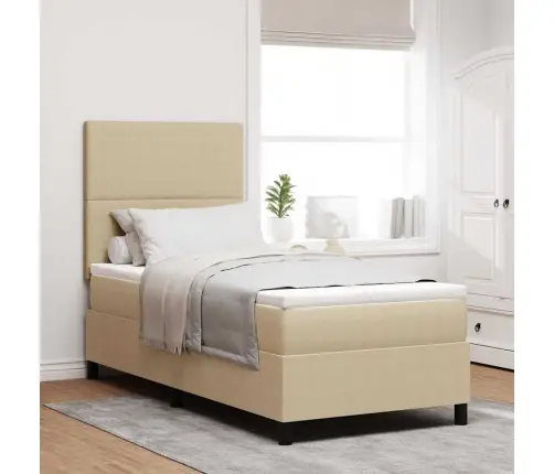 Led Gultas Pamatne Gaiši Pelēks Un Balts 80 X 200 Cm Vidaxl