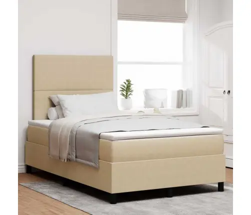 Led Gultas Pamatne Gaiši Pelēks Un Balts 120 X 190 Cm Vidaxl