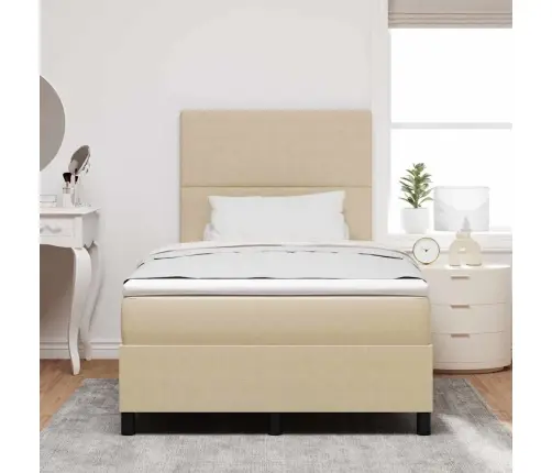 Led Gultas Pamatne Gaiši Pelēks Un Balts 120 X 190 Cm Vidaxl