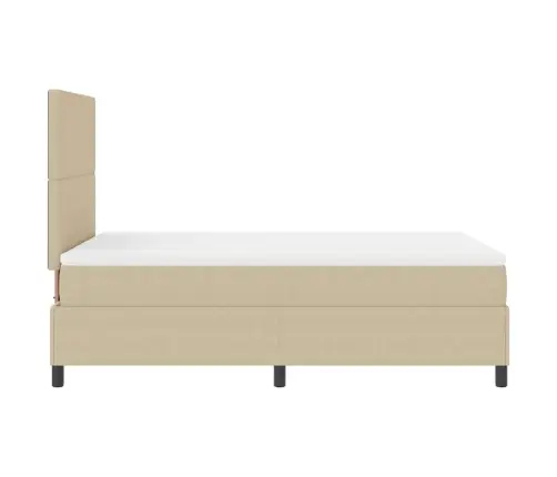 Led Gultas Pamatne Gaiši Pelēks Un Balts 120 X 190 Cm Vidaxl