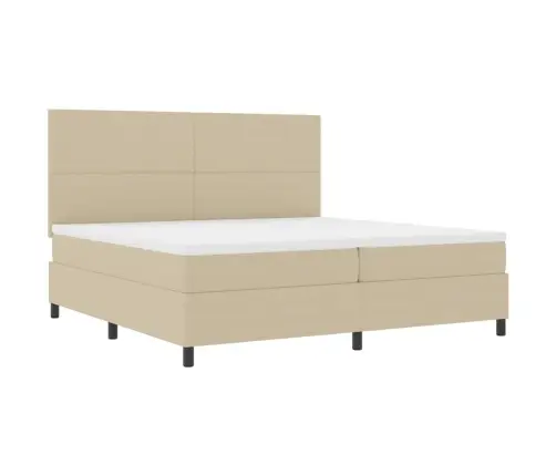 Led Gultas Pamatne Gaiši Pelēks Un Balts 200 X 200 Cm Vidaxl