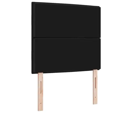 Galvgalis Ar Galvas Klāju Melna 80 Cm Mākslīgā Āda Vidaxl