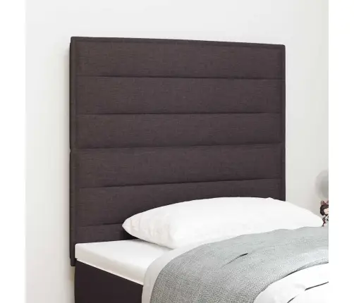 Galvgalis Ar Galvas Klāju Tumši Brūna 90 Cm Mākslīgā Āda Vidaxl