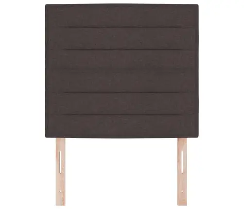 Galvgalis Ar Galvas Klāju Tumši Brūna 90 Cm Mākslīgā Āda Vidaxl