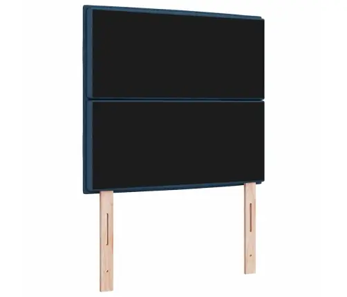 Galvūgalis Su Galvūgalio Mėlyna 90 Cm Dirbtinė Oda