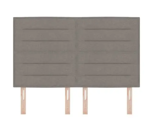 Galvgalis Ar Galvas Klāju Pelēkbrūna 144 Cm Mākslīgā Āda Vidaxl