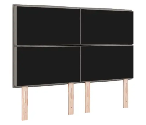 Galvūgalis Su Galvūgalio Taupe 160 Cm Dirbtinė Oda