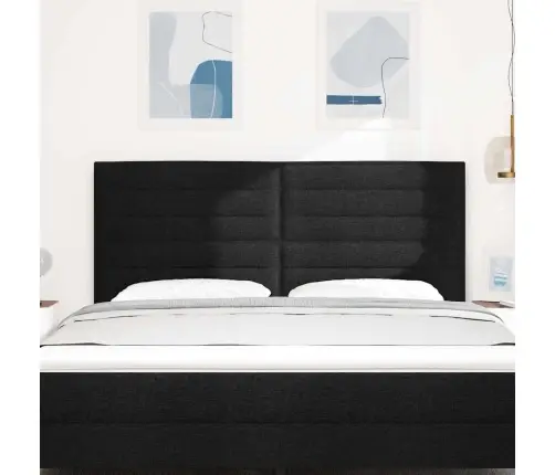 Galvgalis Ar Galvas Klāju Melna 180 Cm Mākslīgā Āda Vidaxl