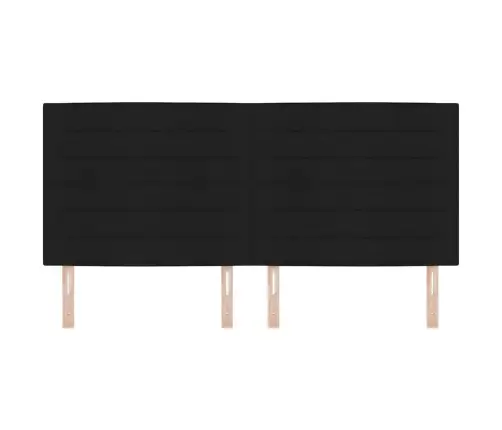 Galvūgalis Su Galvūgalio Juoda 200 Cm Dirbtinė Oda