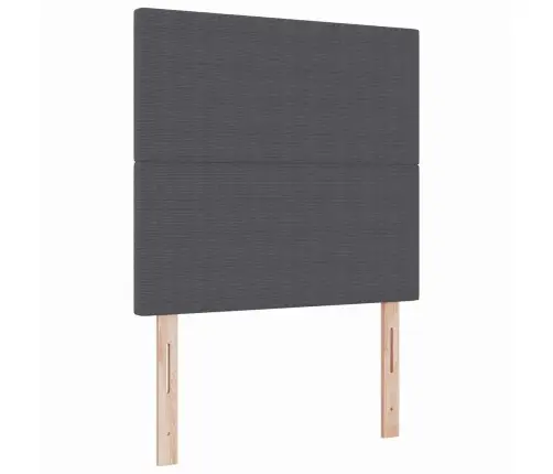 Galvgalis Ar Galvas Klāju Tumši Pelēks 90 Cm Mākslīgā Āda Vidaxl