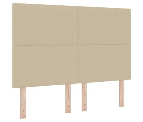 Galvgalis Ar Galvas Klāju Gaiši Zaļa Pelēka 144 Cm Mākslīgā Āda Vidaxl