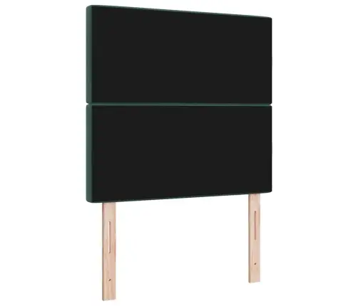 Aksominis Galvūgalis Su Galvūgalio Tamsiai Žalia 100 Cm Aksomas