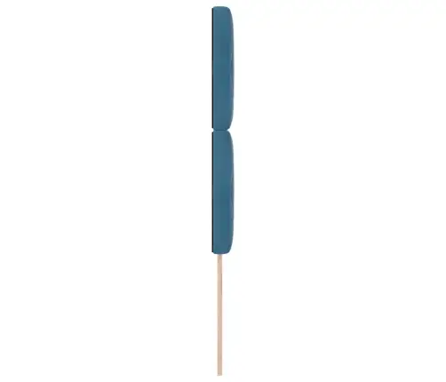 Gultas Galvgaļi Tumši Zils Samts Ar Kristāla Pogām, Tuftēts, 100 Cm Vidaxl