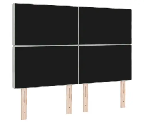 Gultas Galvgaļi Ar Kristāla Pogām, Gaiši Pelēks, 160 Cm, Samts Vidaxl