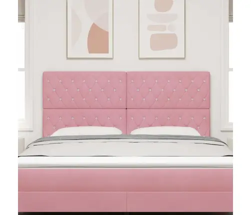 Galvgalis Ar Galvas Klāju Rozā 180 Cm Mākslīgā Āda Vidaxl