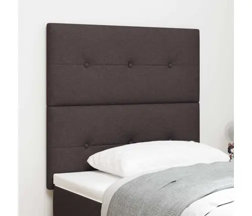 Galvgalis Ar Galvas Klāju Tumši Brūna 80 Cm Mākslīgā Āda Vidaxl