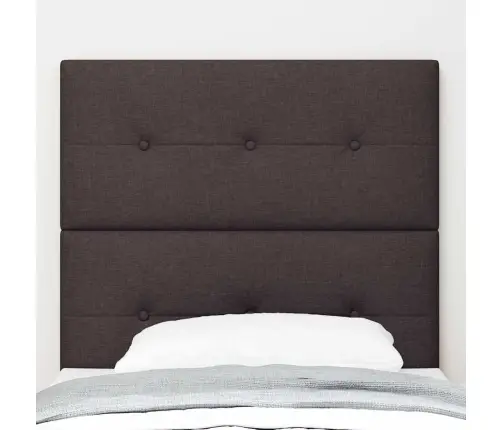 Galvgalis Ar Galvas Klāju Tumši Brūna 80 Cm Mākslīgā Āda Vidaxl