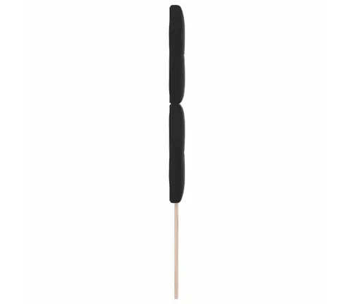 Galvgalis Ar Galvas Klāju Melna 80 Cm Mākslīgā Āda Vidaxl