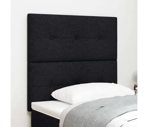 Galvgalis Ar Galvas Klāju Melna 90 Cm Mākslīgā Āda Vidaxl