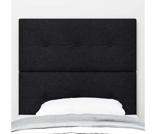 Galvgalis Ar Galvas Klāju Melna 90 Cm Mākslīgā Āda Vidaxl