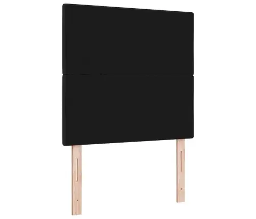 Galvgalis Ar Galvas Klāju Melna 90 Cm Mākslīgā Āda Vidaxl