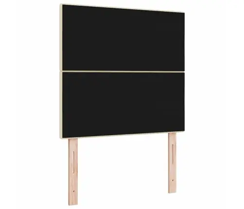 Galvgalis Ar Galvas Klāju Krēmkrāsa 90 Cm Mākslīgā Āda Vidaxl