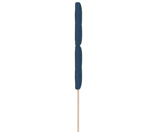 Galvgalis Ar Galvas Klāju Zila 90 Cm Mākslīgā Āda Vidaxl