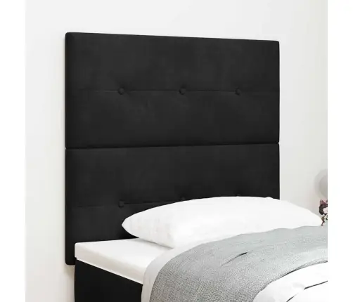 Galvgalis Ar Galvas Klāju Melna 90 Cm Mākslīgā Āda Vidaxl