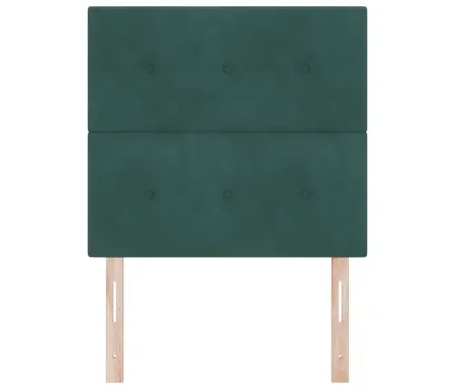 Galvūgalis Su Galvūgalio Tamsiai Žalia 90 Cm Dirbtinė Oda