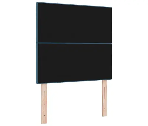 Galvūgalis Su Galvūgalio Tamsiai Mėlyna 90 Cm Dirbtinė Oda