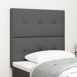 Galvgalis Ar Galvas Klāju Tumši Pelēka 100 Cm Audums Vidaxl