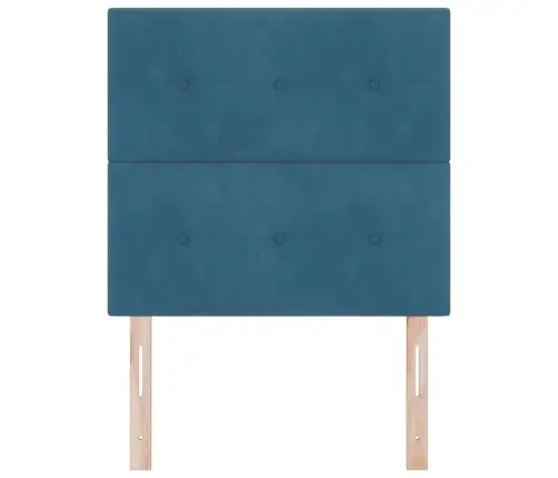 Galvgalis Ar Galvas Klāju Tumši Zils 100 Cm Mākslīgā Āda Vidaxl