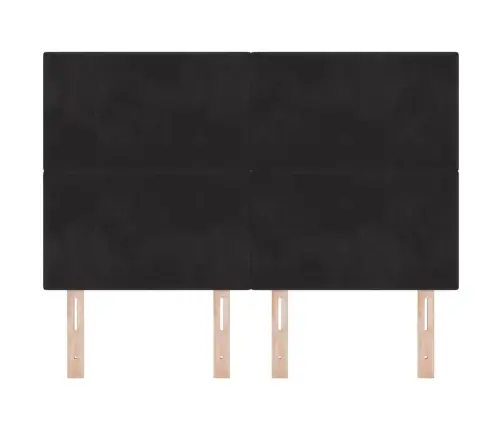 Galvgalis Ar Galvas Klāju Melna 144 Cm Mākslīgā Āda Vidaxl