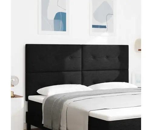 Galvūgalis Su Galvūgalio Juoda 180 Cm Dirbtinė Oda