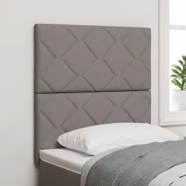 Galvūgalis Su Galvūgalio Taupe 80 Cm Dirbtinė Oda Galvūgalis Su Galvūgalio Taupe 80 Cm Dirbtinė Oda