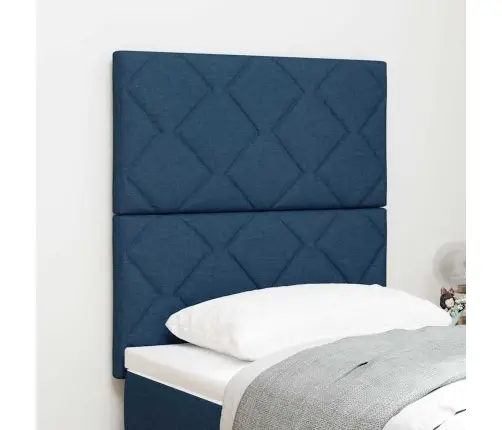 Galvūgalis Su Galvūgalio Mėlyna 80 Cm Dirbtinė Oda