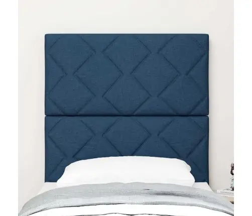 Galvūgalis Su Galvūgalio Mėlyna 80 Cm Dirbtinė Oda