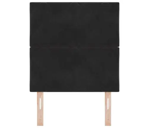 Galvūgalis Su Galvūgalio Juoda 80 Cm Aksomas