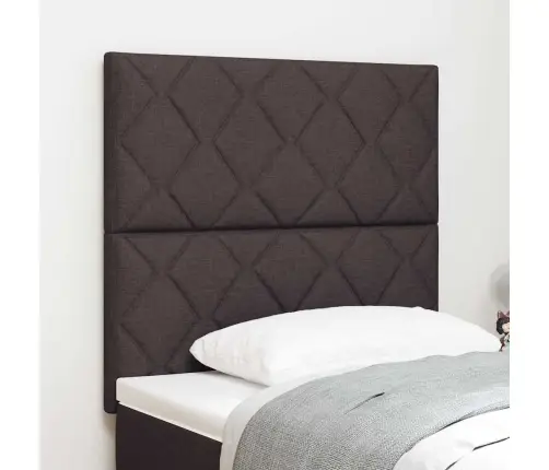 Audinio Galvūgalis Geometrinis Tamsiai Ruda 100 Cm Audinys