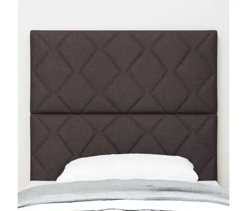 Audinio Galvūgalis Geometrinis Tamsiai Ruda 100 Cm Audinys