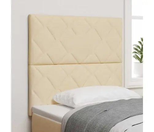 Galvgalis Ar Galvas Klāju Krēmkrāsa 100 Cm Mākslīgā Āda Vidaxl