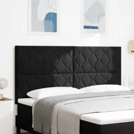 Galvgalis Ar Galvas Klāju Melna 180 Cm Samts Vidaxl