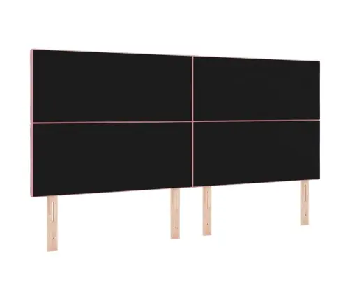 Galvgalis Piestiprināts Pie Sienas Rozā 200 Cm Samts Vidaxl