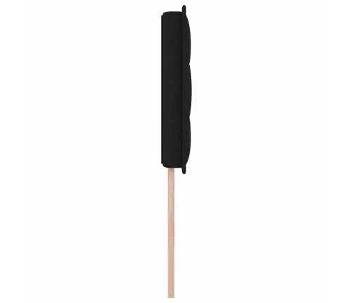 Led Peatoed Led -Ribatuledega Peaga Must 80 Cm Kangas